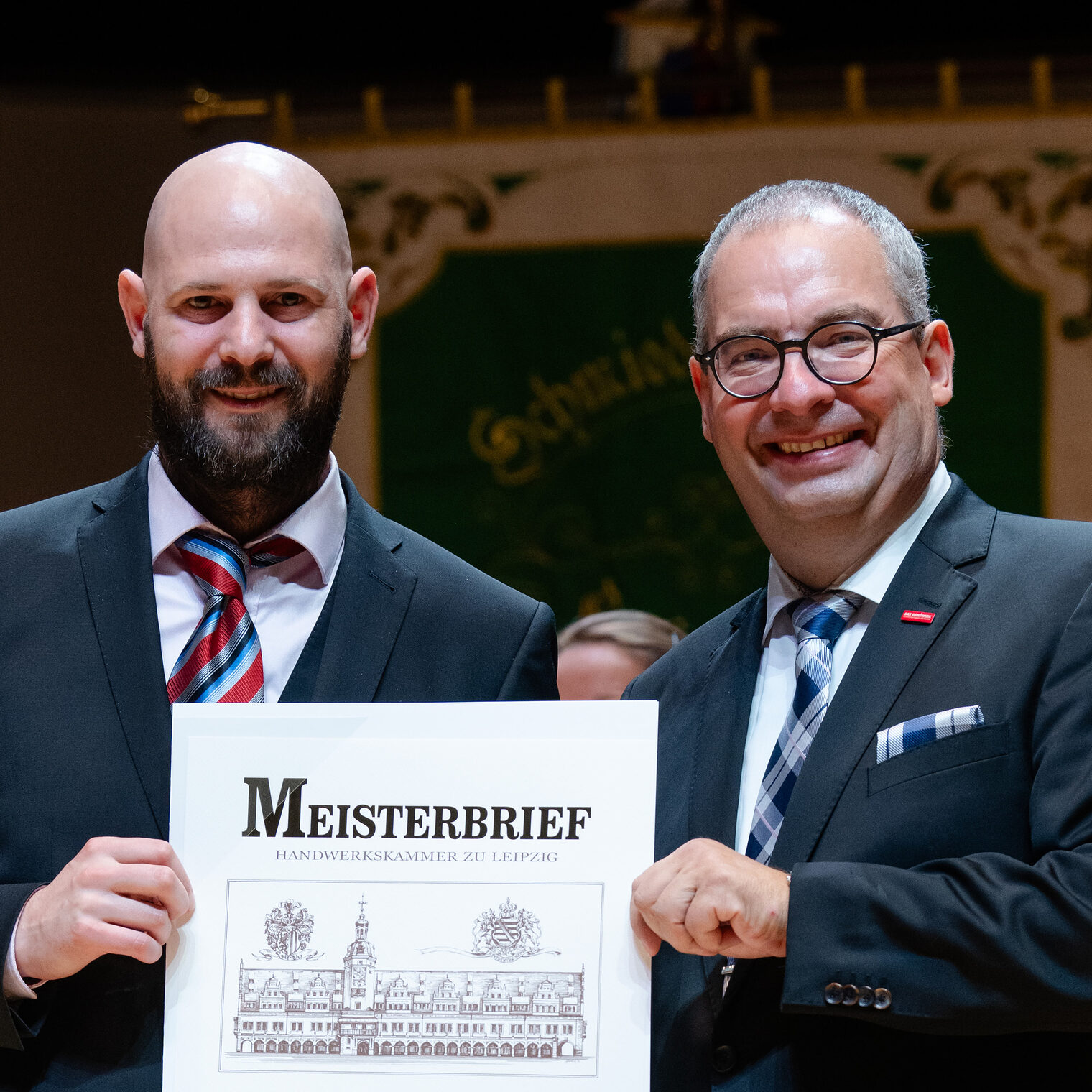 Meisterfeier und Verleihung »Silberne Meisterbriefe« 2024. Bild: Anika Dollmeyer / Rico Thumser 39