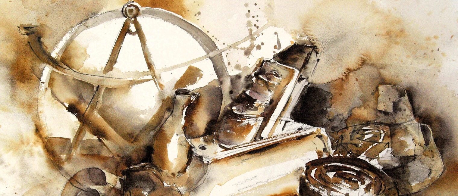 Mit dem Titel ihrer Ausstellung möchte Tina Gehlert eine Hommage an alle handwerklichen Gewerke senden, in denen sie sich ebenso beheimatet fühlt.