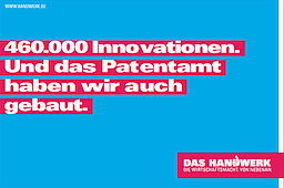 Die Motive der Imagekampagne rücken die Innovationskraft des Handwerks in den Blickpunkt.