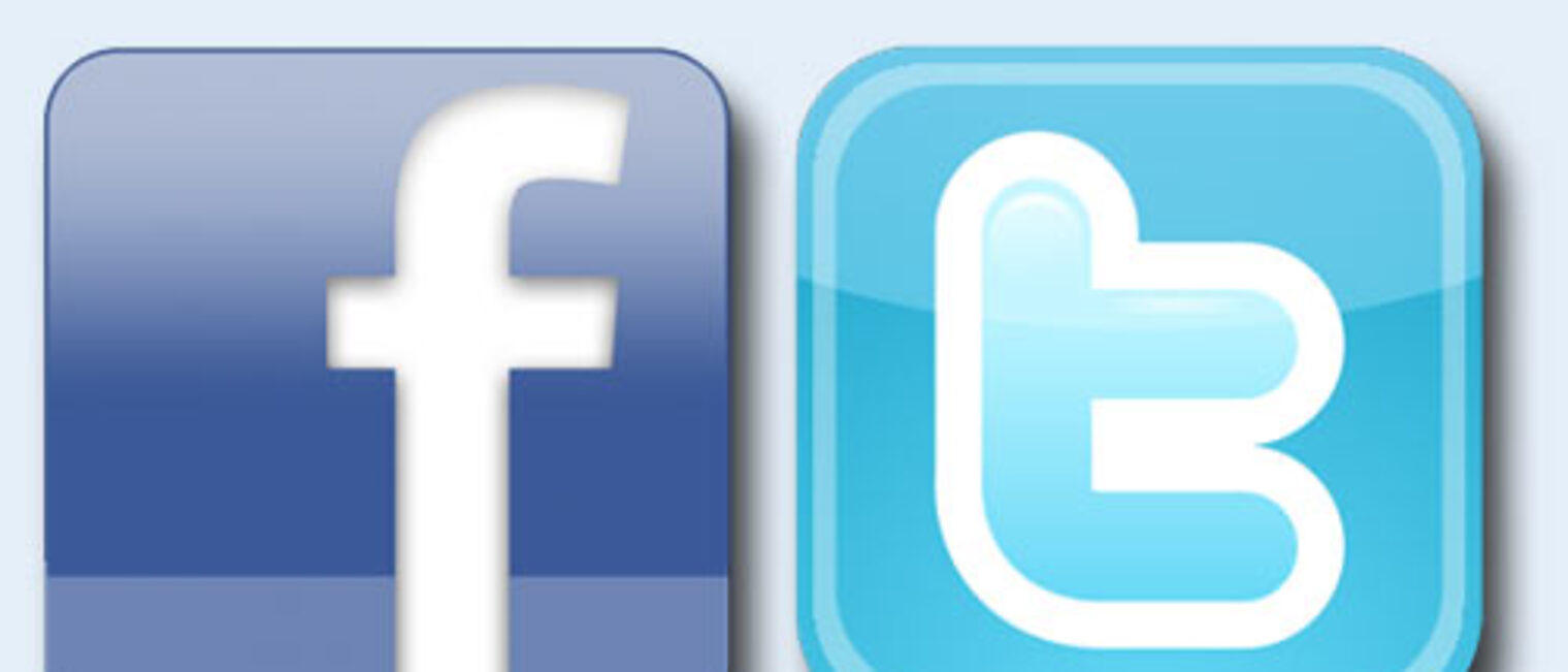 Facebook und Twitter