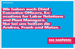 Das Handwerk. Die Wirtschaftsmacht. Von nebenan.