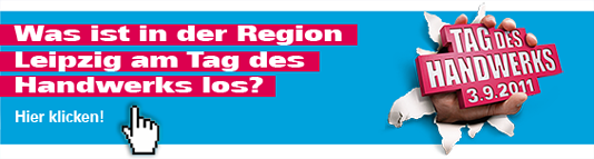 Was ist in der Region Leipzig am Tag des Handwerks los? 