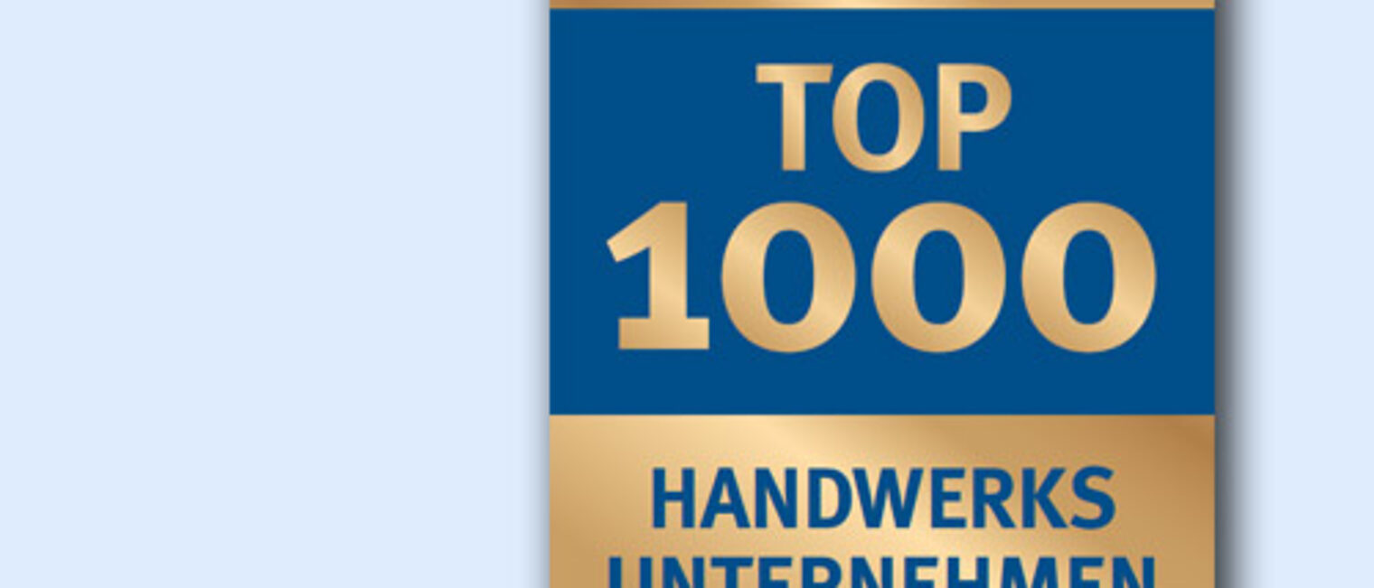 Logo "Die 1000 größten Handwerksbetriebe Deutschlands"