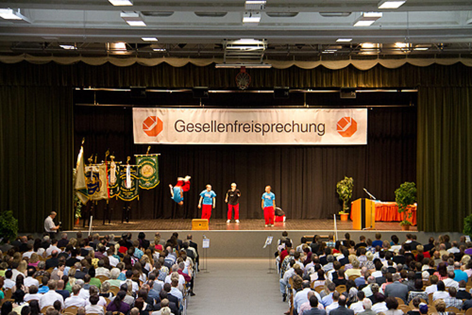 Gesellenfreisprechung Sommer 2011 in der Muldentalhalle Grimma 6