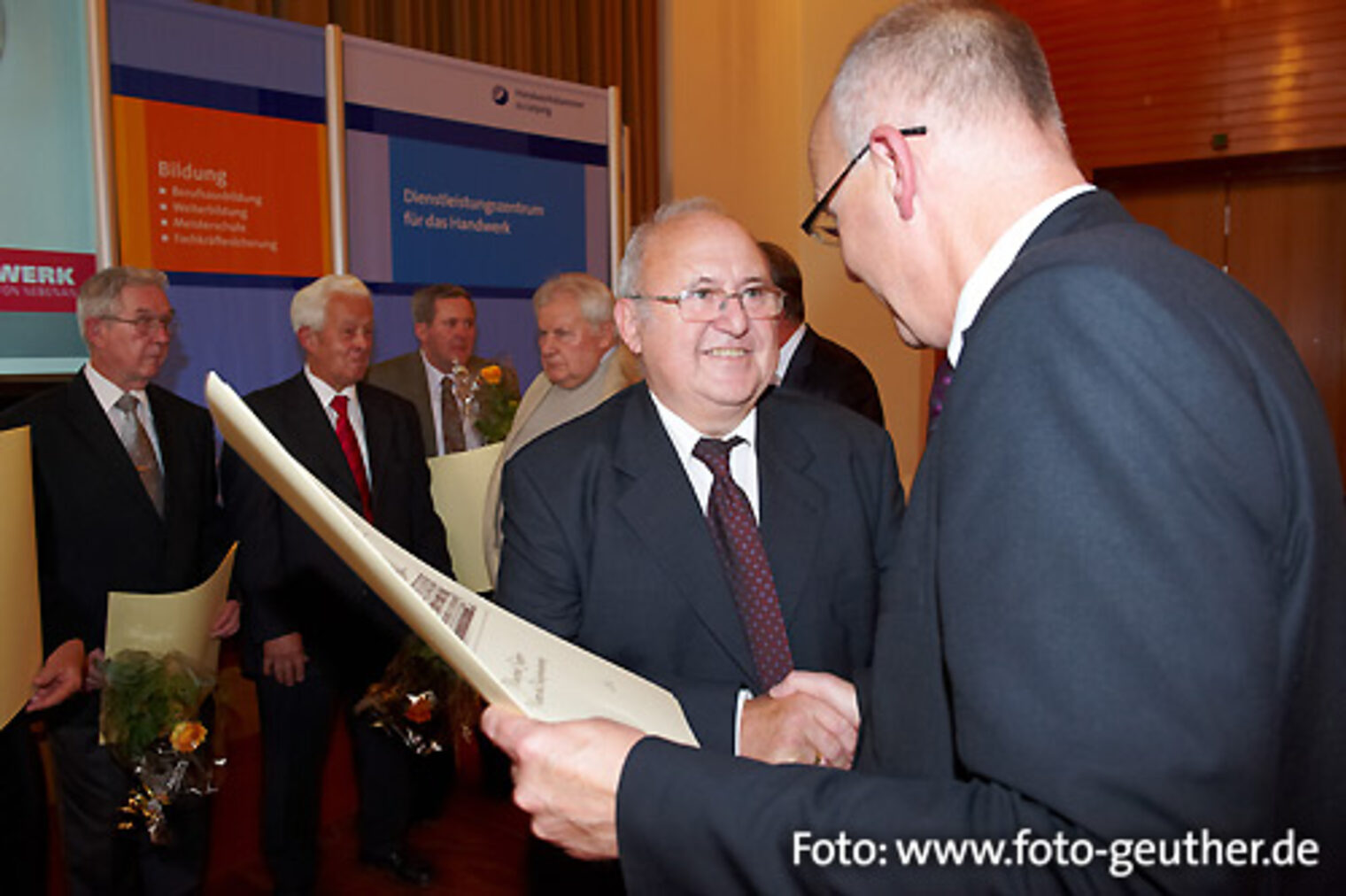 Impressionen der Festveranstaltung anlässlich der Verleihung der goldenen Meisterbriefe 2011. Bild: 17