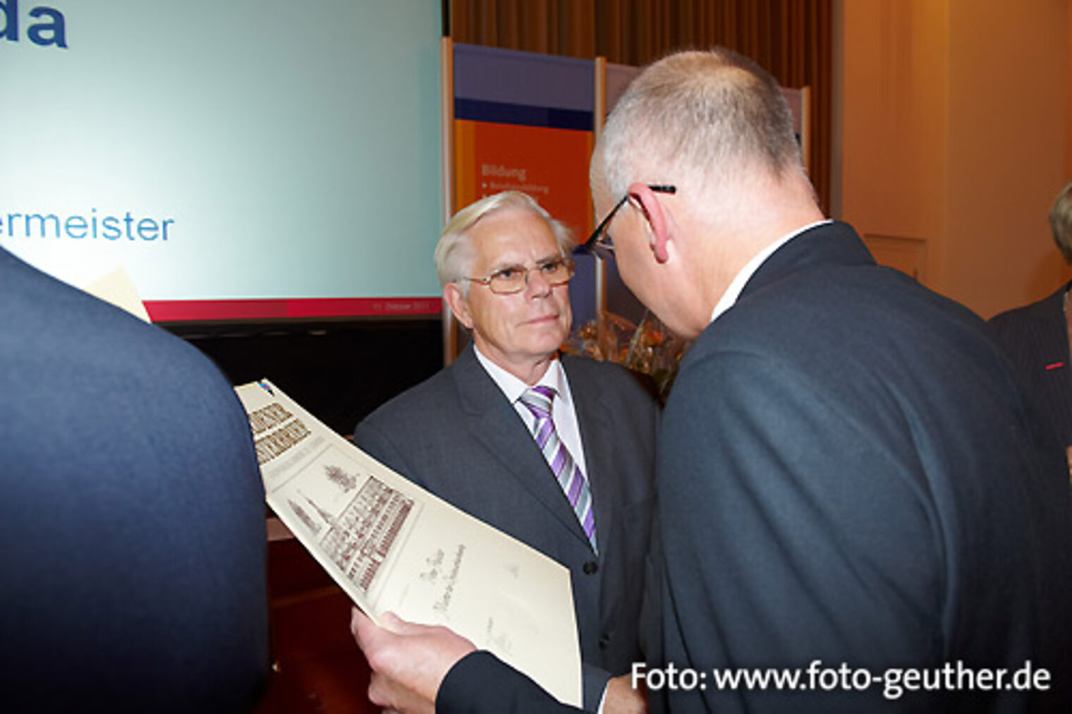 Impressionen der Festveranstaltung anlässlich der Verleihung der goldenen Meisterbriefe 2011. Bild: 49