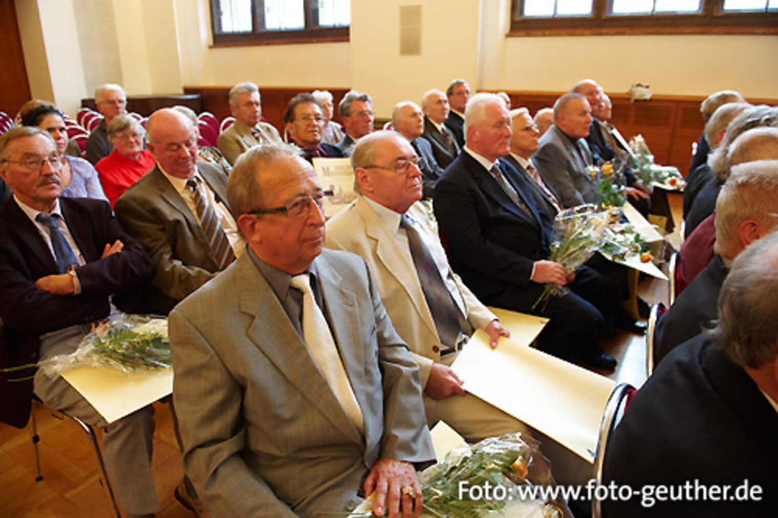 Impressionen der Festveranstaltung anlässlich der Verleihung der goldenen Meisterbriefe 2011. Bild: 67