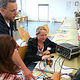 Girls' Day 2009 im BTZ: Im Elektrobereich wurden Schaltungen aufgebaut und Fernsehantennen justiert