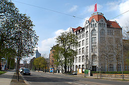 Das Haus des Handwerks im Grafischen Viertel in Leipzig.