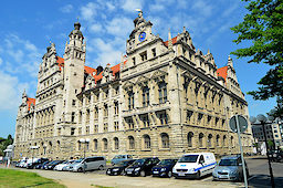 Neues Rathaus Leipzig.