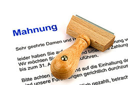 Mahnung. Bild: fotolia.com - VRD