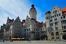 Neues Rathaus Leipzig.