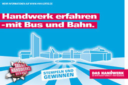 Handwerk erfahren - mit Bus und Bahn.