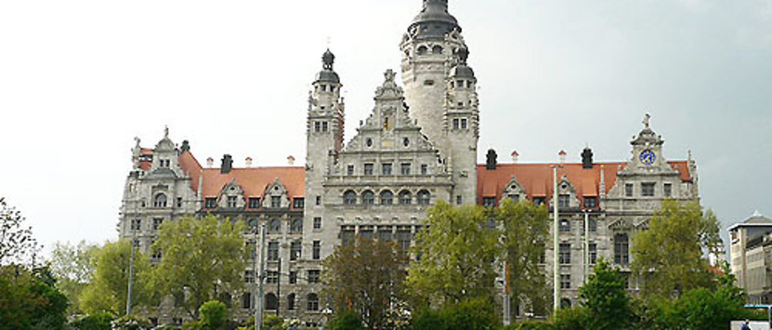 Neues Rathaus Leipzig.