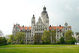 Neues Rathaus Leipzig.