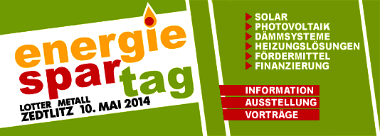 Energiespartag am 10. Mai 2014