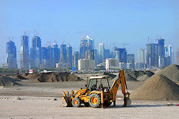 Baustelle in Dubai. Bild: fotolia.com - khorixas