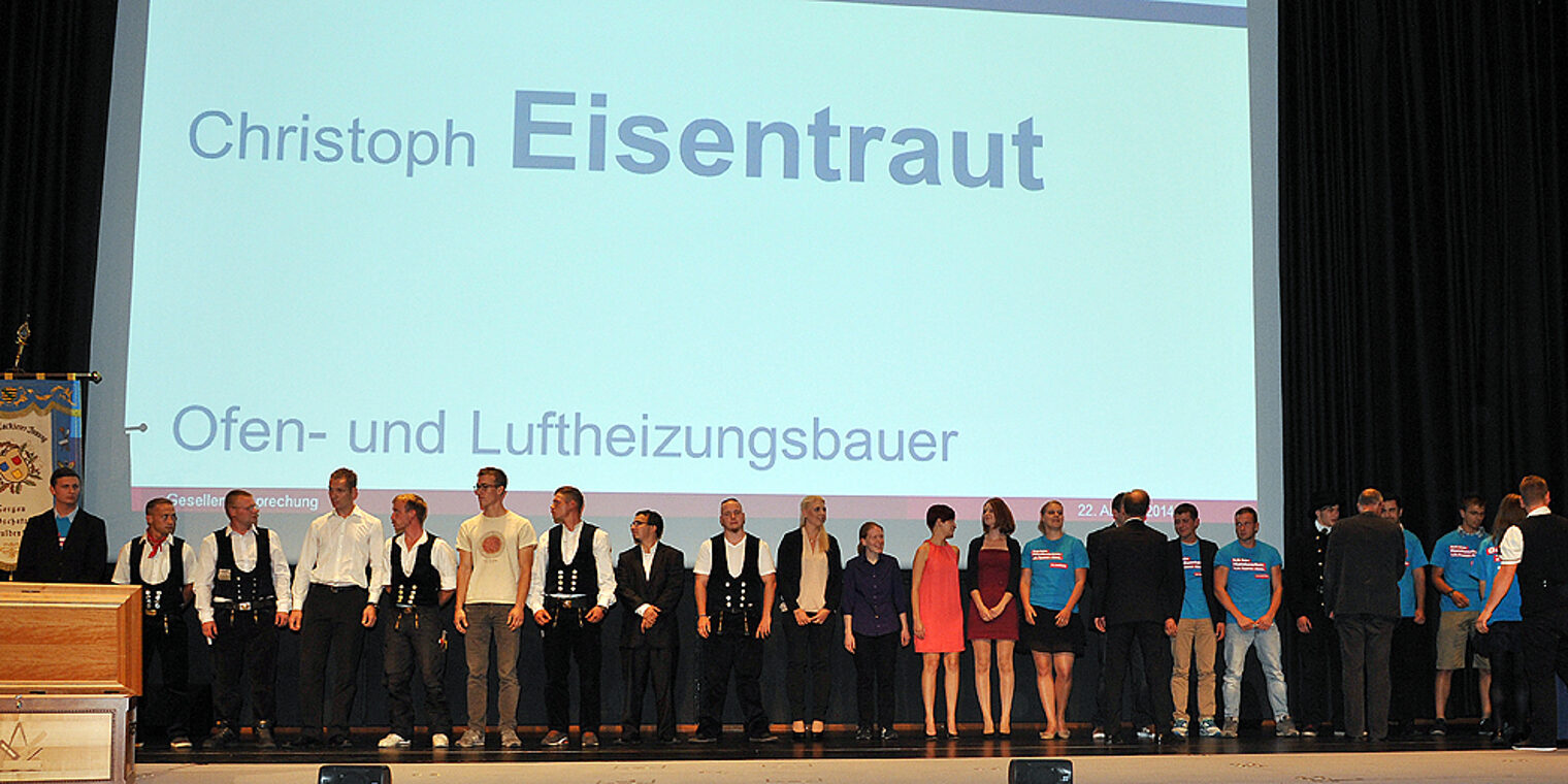 Gesellenfreisprechung Sommer 2014. Foto: www.foto-zentrum-leipzig.de 44