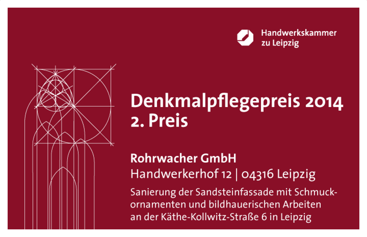 Denkmalpflegepreis 2014 der Handwerkskammer zu Leipzig 3