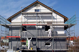 Baustelle Passivhaus.