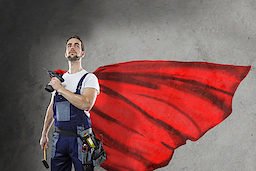 Superhandwerker. Bild: fotolia.com - dbunn