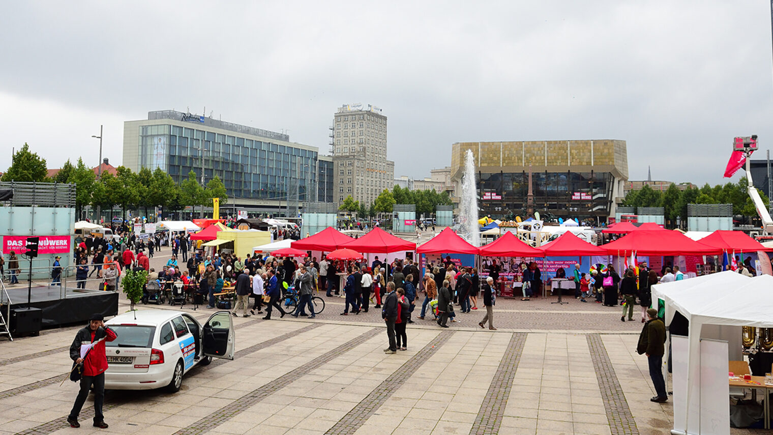 "Tag des Handwerks" 2016 auf dem Leipziger Augustusplatz. 1