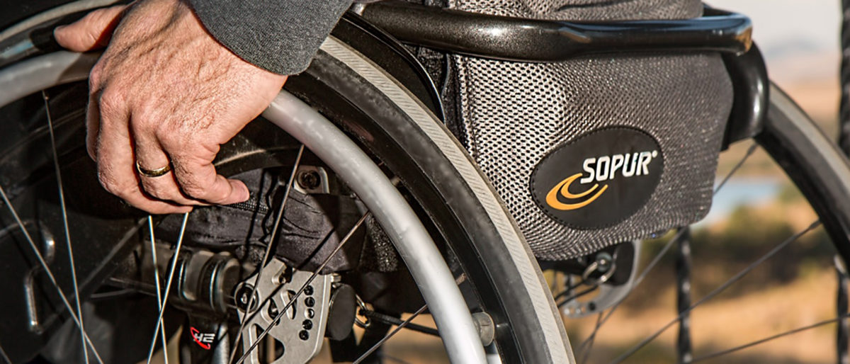 Rollstuhl, Behinderung, Inklusion. Bild: stevepb / pixabay.com