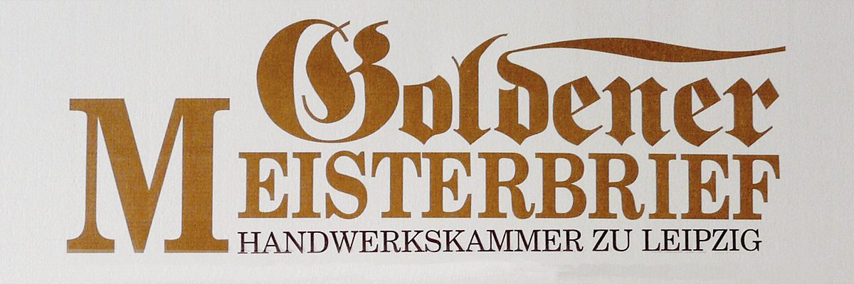 Goldener Meisterbrief.