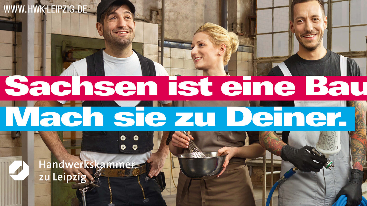 Junghandwerker, Imagekampagne. Bild: DHKT