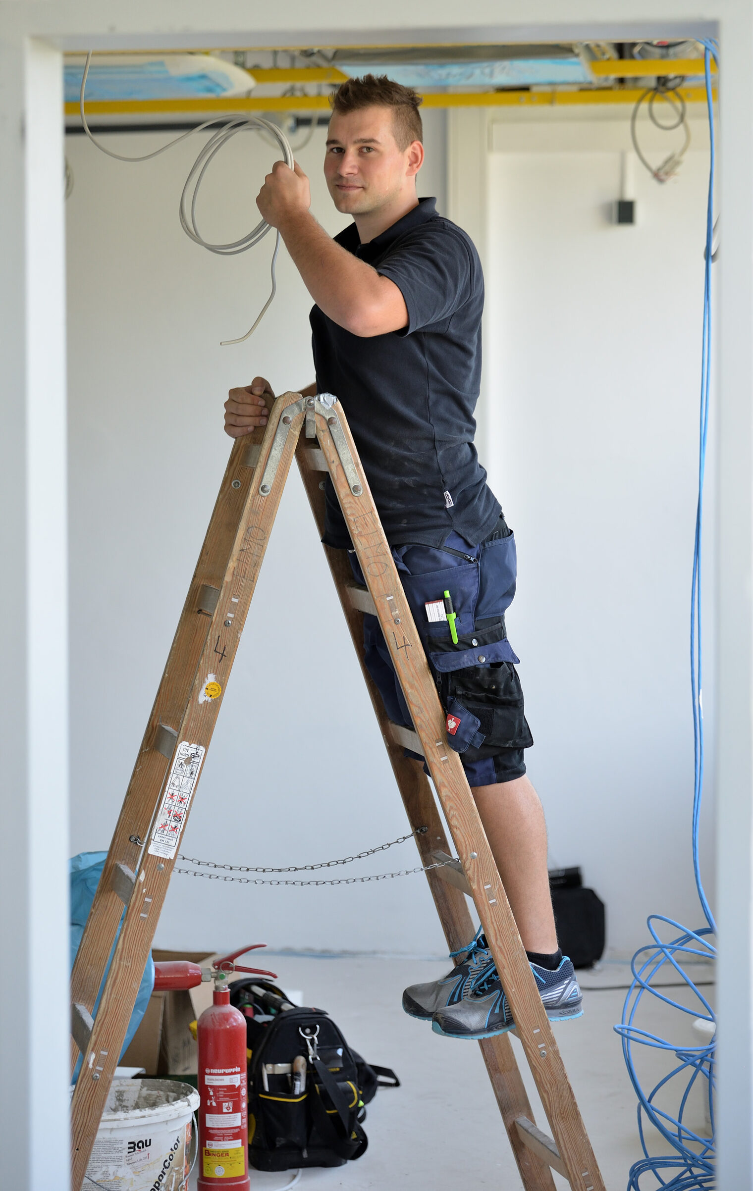 Meisterjahrgang 2017: David Külbel / Elektrotechnikermeister. Bild: lookbook.photo
