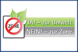 Aktionsbündnis: Ja! - zur Umwelt | Nein! Zur Zone - Logo
