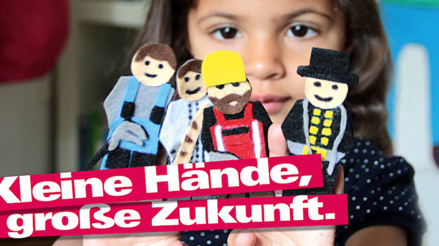 Kleien Hände, große Zukunft. Bild: www.amh-online.de