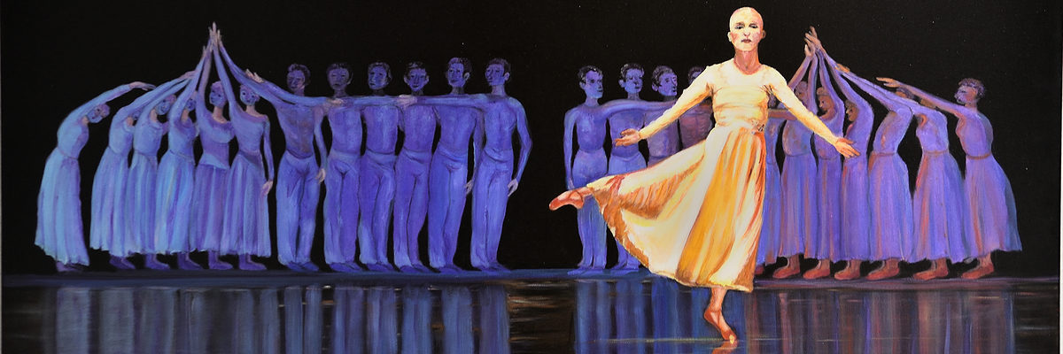 Theaterwelt in Bildern - Malerin Elisabeth Hinze. Bild: Elisabeth Hinze