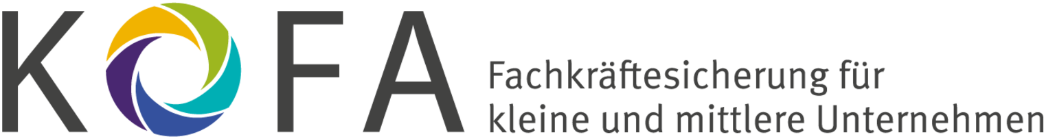 Logo Kompetenzzentrum Fachkräftesicherung (KOFA) 