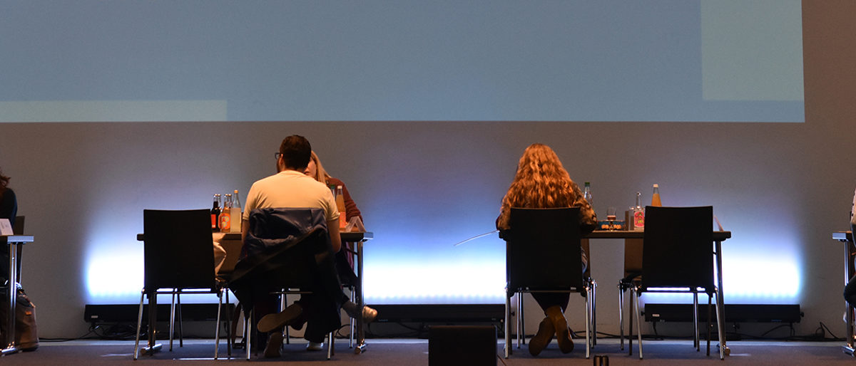 Beratung, Speeddating, Diskussion, Kooperation.