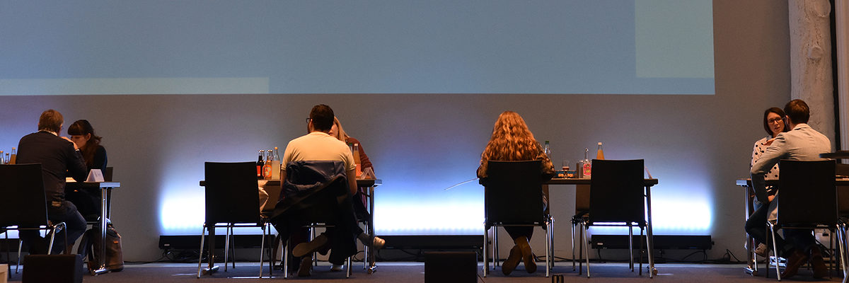 Beratung, Speeddating, Diskussion, Kooperation.