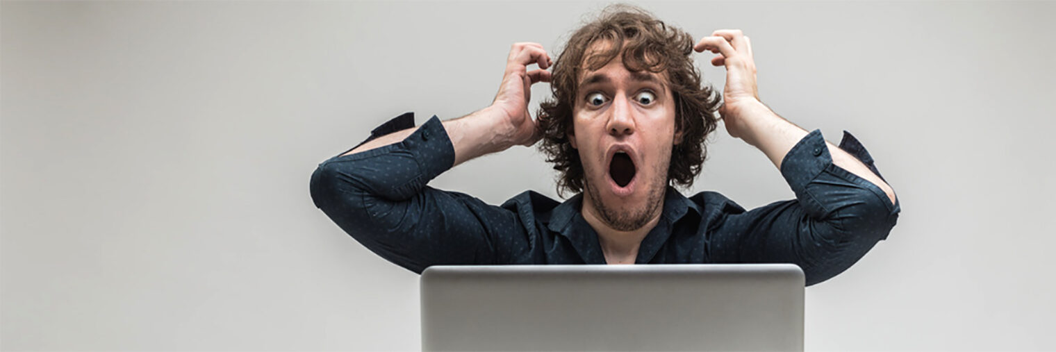 businessman very shocked about something he just viewed or read on the internet or viruses or application problems Schlagwort(e): fear, face, man, disgust, ugly, laptop, computer, notebook, internet, social, software, malware, hackers, threat, harassment, IT, unhappy, aversion, boy, caucasian, concept, expression, guy, negative, portrait, problem, repugnance, scared, shame, surprise, computer problems, virus, error, malfunction, crash, fear, face, man, disgust, ugly, laptop, computer, notebook, internet, social, software, malware, hackers, threat, harassment, it, unhappy, aversion, boy, caucasian, concept, expression, guy, negative, portrait, problem, repugnance, scared, shame, surprise, computer problems, virus, error, malfunction, crash