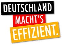 Deutschland macht's effizient. - Logo