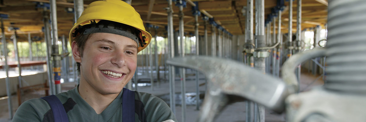 Lehrling, Ausbildung, Bau, Ausbau. Bild: www.amh-online.de