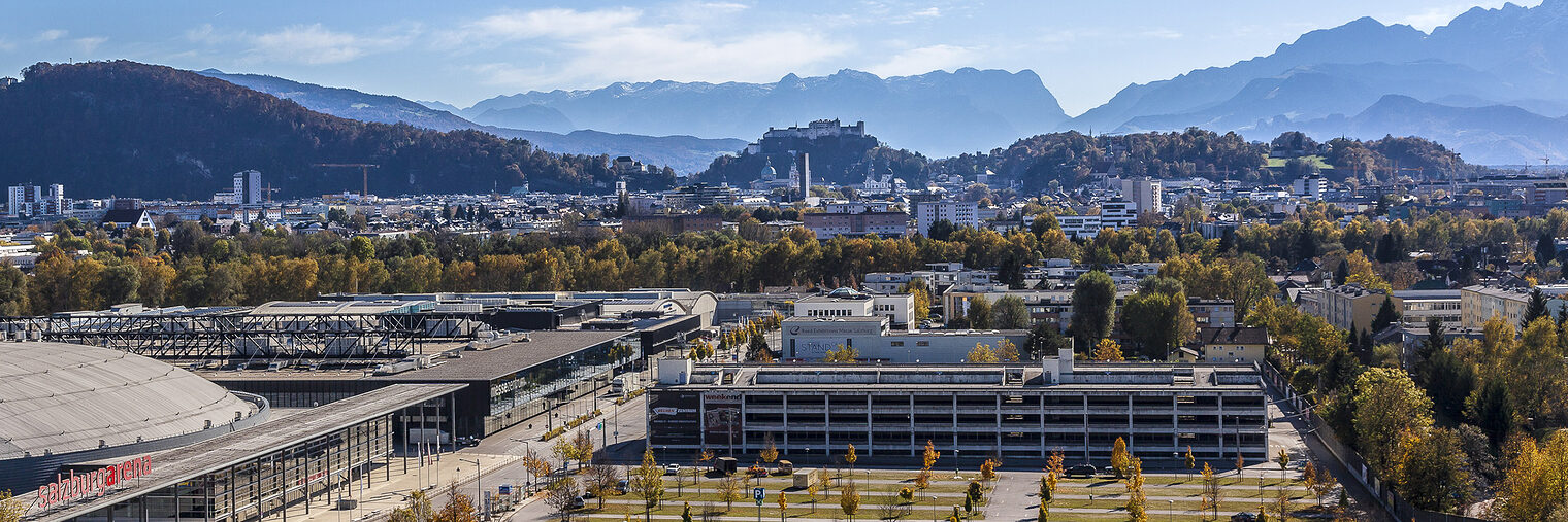 Messezentrum Salzburg GmbH und Salzburgarena. Bild: Philipp Habring
