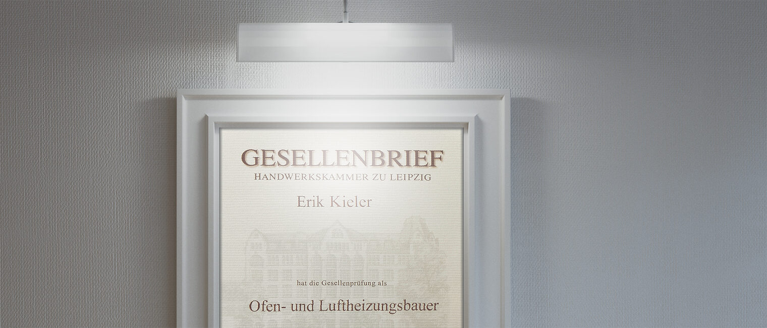 Gesellenbrief. Mockup: Graphictwister / Freepik.com